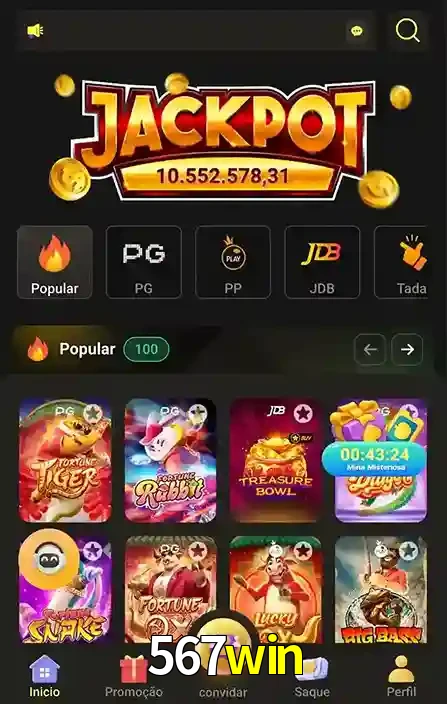 Promoções Especiais no 567win App